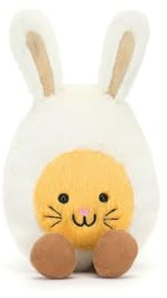 Jellycat Amuseables Bambini Ei-Bunny - H 14cm x B 9cm x T 4cm