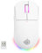 ATTACK SHARK X Magic-Refiner G6 Kabellose Gaming-Maus, 72 g leicht, 24.000 DPI, 1.000 Hz Abfragerate, BT/2,4G Gaming-Maus Kabellos/Kabelgebunden, RGB, 750 mAh Akku, mit Griffband für PC/Mac – Weiß
