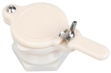 Sharplace Valvola a Saracinesca per, Strumento per Apicoltore, Pratico E Robusto Rubinetto per L'estrazione del, Accessori per Apicoltura per Il, Bianco
