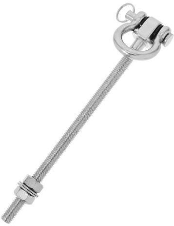 AKOOSY Crochet Pivotant De Plafond en Acier Inoxydable 180mm Suspendre Hamac, Accessoire Support De Balançoire Et Chaise Suspendue, Usage Intérieur Et Extérieur Polyvalent