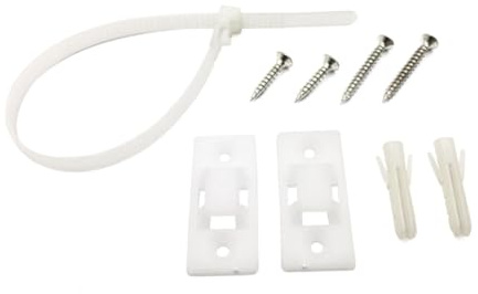 BESPORTBLE 10set Tip Plastic Buckle for Safety Cabinet Pack White Furniture Anchors Against Toppling for Boy Girl Safety Cupboard
