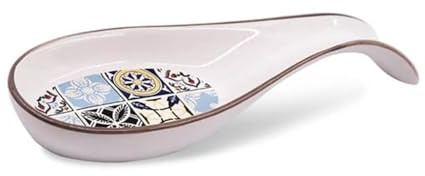 Portacucchiaio in ceramica Maestro Holiday in Porto design portoghese elegante portacucchiaio da cucina collezione decorativa blu e bianco accessorio pratico e igienico MR-20005-46