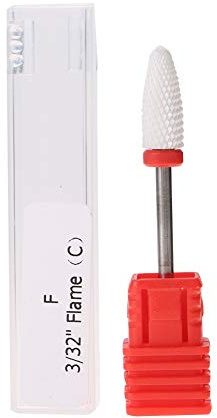 Nail Drill Bit, Punta per manicure, in ceramica, per unghie, elettrica, accessorio per la pulizia di unghie, ideale per manicure e pedicure fai-da-teManicure Pedicure Taglierina unghie Lima rotativa