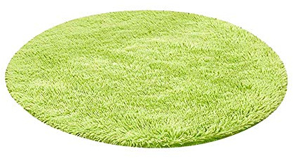 Daoba Tappetini per Il Bagno Tappeto da Bagno Tondo in Microfibra Ideale per Soggiorno/Cucina/Camera Indoor Outdoor Rugs scendibagno Antiscivolo Assorbente tappetini