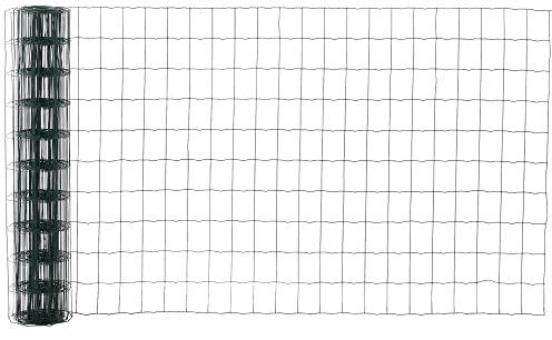 PawHut 1M x 10M Chicken Wire Mesh Roll Rabbit Poultry Animal Fence PVC Coated Steel Metal Garden Netting Fencing