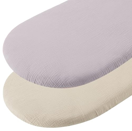 Spannbettlaken Kinderwagen,Spannbettlaken 80x40cm Spannbettlaken Beistellbett Kinderwagen Matratzenbezug Kinderwagen Spannbettlaken Babynest Bettlaken Babybett ZubehöR Spannbettlaken Stubenwagen Lila