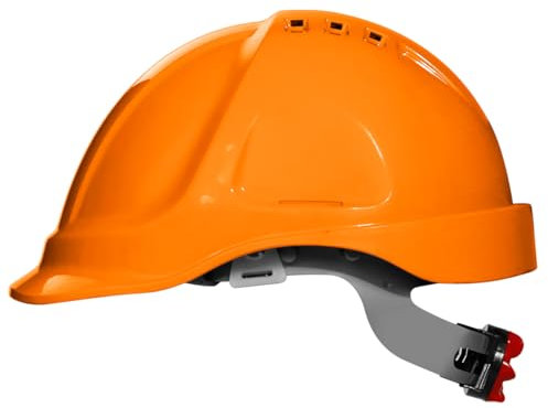 ABS Casco di sicurezza - EN 397 Elmetto Antinfortunistica - Casco Antinfortunistica - Elmetto Da Cantiere - Arancione