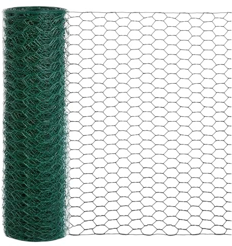 Alambre de pollo floral de 15.7 x 157 pulgadas, suministros de alambre de jardín para proteger plantas, alambre de pollo para arreglos florales para manualidades y garde