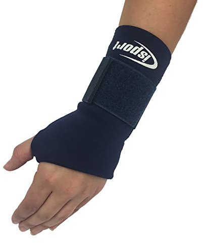 iSport PROFESSIONAL THICK 2MM NEOPRENE HAND WRIST COMPRESSION WARMING COMFORT SUPPORT GUARD LARGE (16.5CM X 19.5CM)
