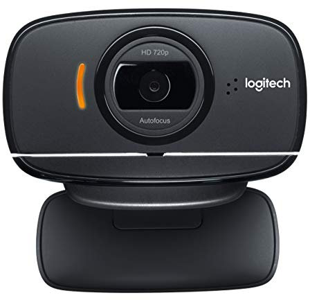 Logitech B525 - webcams (1280 x 720 pixels, 720p, USB 2.0, Black, Clip, 68.5 x 29 x 40.4 mm)