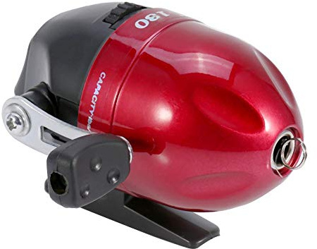 Alomejor Carrete de Pesca Cerrado 3.1:1, Mini Carrete de Cara Cerrada con Línea Incorporada para Pesca con Mosca y Lancamiento en Agua Dulce y Salada, Ideal para Principiantes y Pesca al Aire