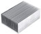 Dissipateur Thermique en Aluminium Dissipateur de Chaleur Ailettes de Refroidissement pour Ordinateur, Transistors à Semi-Conducteurs, Dispositif Electrique, Éclairage LED 100x69x36mm