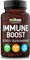NÄTOO Immune Boost 90 Capsule - Integratore Completo per il Supporto delle Difese Immunitarie con Vitamina C, D3, Nac, Zinco, Reishi, Beta Carotene, Echinacea, Rame e Sambuco