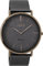 Oozoo Vintage Armbanduhr mit Edelstahl Milanaiseband 40 MM Glitzer/Gun Metal C8861