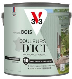 V33 Peinture Bois Couleurs d'ICI - Vert pastel - 2L