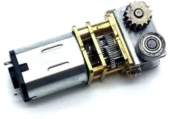 LHXEQJAM N20 Right Angle DC 3V6V12V Micro Metal Gear Box Self-locking Turbine Worm Gear Motor 3D Printing Pen Window Opener Door Lifter CW(6V 5rpm)