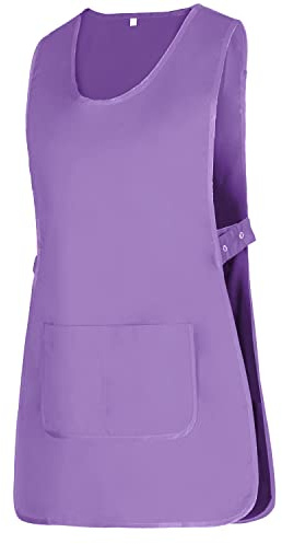 Misemiya - GREMBIULE PULIZIA Uniforme DI Lavoro CLINICA OSPEDALE PULIZIA VETERINARIO IGIENE OSPITALITÀ - Ref.868 - Large, Lilas