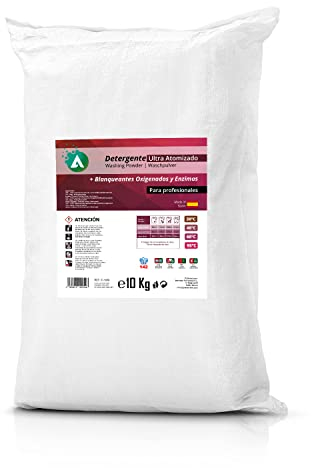 Detersivo Lavatrice in Polvere Ultra 10 kg - Con Enzimi e Ossigeno Attivo - Rimuove le macchie più difficili - Formula atomizzata concentrata - Per tutti i tessuti - VITACAB ULTRA