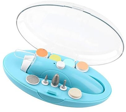 FOMIYES 1set Limatura Unghie Elettrico Ricaricabile Per Animali Domestici Lucidatore Portatile Per Unghie Con Testine Sicure e Design Compatto