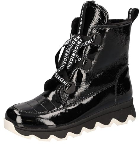 2Go Fashion Damen 8980-601 Mode-Stiefel, schwarz/weiß, 38 EU