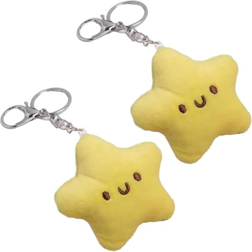 Porte-clés Mignons, Poupées étoiles, Breloques de sac à dos, Poupées, Pendentifs en Peluche Petite étoile, Anneau Porte clé