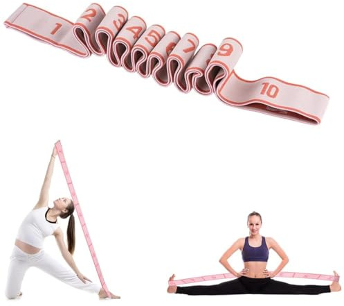 JYNXOR 1 Pcs Banda EláStica De Gimnasia Para NiñOs, Banda Elastica Fitness, Correa De Estiramiento Con Bucles, Bandas De Resistencia Para Entrenadores En Entrenamiento De Gimnasia, Yoga, LatíN