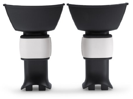 Bugaboo Autokindersitz-Adapter für Cameleon 3 Plus Kinderwagen, einfaches Click-and-Go-System, Schwarz