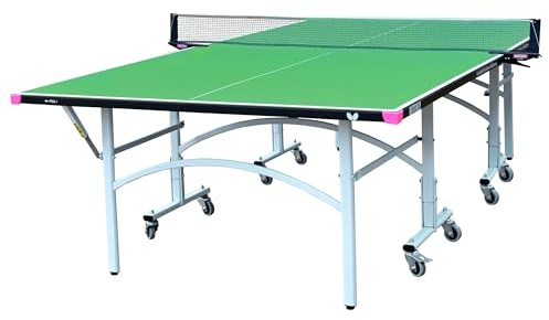 Butterfly Easifold Outdoor Ping Pong Table Melamine Top | Rolling Outdoor Table Tennis Table | 3 Year Warranty | 10 Minute Assembly | Great Bounce All Weather Ping Pong Table | Weatherproof Net
