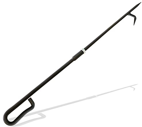Feuerschürhaken für Feuerstelle. 34 Inc 0.9 kg robuster Kaminschürhaken aus massivem Stahl Durchmesser 0.47 Inc Verbesserter Lagerfeuer-Schürhaken für Kamin, Camping, Holzofen, Outdoor & Indoor