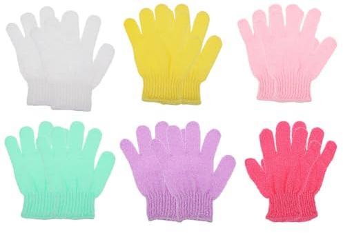 Beavorty 2 Sets Hochleistungs-peelinghandschuhe Bade- Und Duschhandschuhe Für Die Tiefenreinigung Sichere Badehandschuhe Rückenmassagefunktion 10 Stück * 2