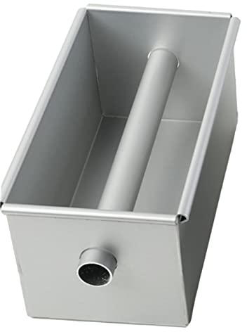 Brotbackformen zum Backen von Brot, Kuchenform aus Aluminiumlegierung, antihaftbeschichtet, lange Brotform mit abnehmbarem Rohr für Banane, Käsekuchen, Sandwich, Brot und Vian Fulenyi