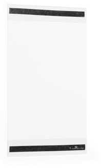 Durable Informationshållare rPET, A4, magnetisk, 5 styck, transparent | För whiteboards och skåp, 211 x 299 mm, instick från sidan, för produktion och kontor, av plast, Made in Poland