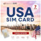 BeachSIM Prepaid USA SIM-Karte 7 Tage. Unbegrenzte 5G-Daten, Anrufe und SMS. T-Mobile-Netz. iOS & Android kompatibel.