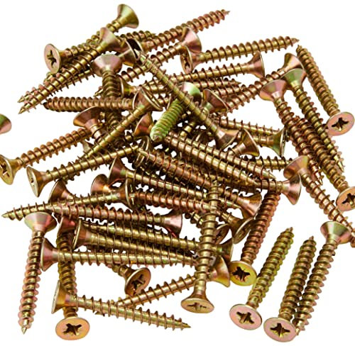Bargainscrews Lot de 200 vis à cartons multi usages 5.0 x 40mm