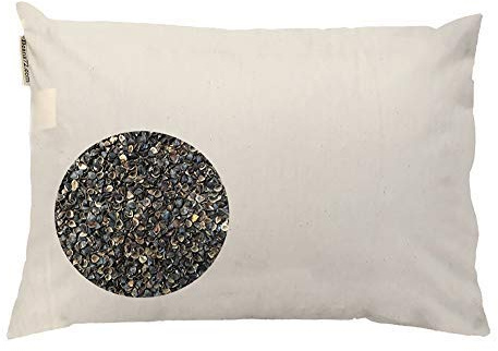 Beans72 Organic Buckwheat Pillow - Travel/ Child Size (11 inches x 16 inches)