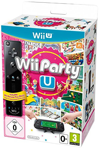 Wii Party U + Remote-Controller (schwarz)