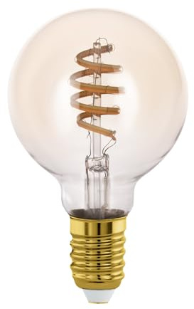 EGLO connect.z Smart-Home LED Leuchtmittel E27, G80, ZigBee, App und Sprachsteuerung Alexa, dimmbar, Lichtfarbe einstellbar (warmweiß-kaltweiß), 360 Lumen, 5 Watt, Vintage-Glühbirne amber