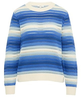 s.Oliver Ajour-Pullover aus Baumwollmix