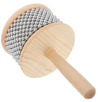 VICASKY Percussioni Strumenti Musicali Cabasa in Legno Strumento Musicale Percussione Strumenti per Aule Mano Ritmici per Esercizi Personali e Spettacoli di Squadra