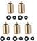 Pack of 5 Gas Refill Adapters for Camping Use Fits Standard Butane Canisters