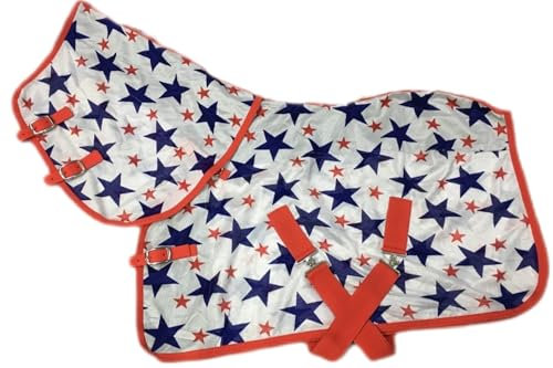 Fliegendecke Minishetty Shetty Welsh Fohlen Falabella 70 75 80 85 90 95 100 cm Sterne Mash Fliegenschutz Sterni Decke Fliegen Decke (85 cm)