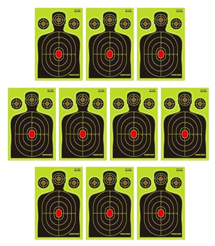 Juego de papel Splatter Targets – Discos de tiro reactivos de 18 pulgadas | Objetivos visuales de golpe – Papel resistente para un entrenamiento preciso con comentarios claros durante el tiempo libre