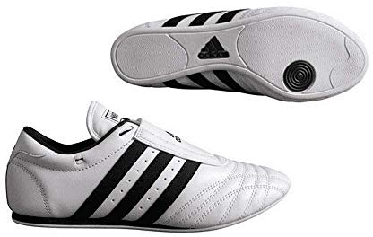 adidas SM II Kampfsportschuhe, Weiß W Schwarz Streifen, 40 EU