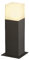 SLV Borne extérieure Grafit 30/Éclairage d'extérieur pour Les allées, Murs, entrées, Lampe de Jardin extérieur LED/E27 IP44 11W Anthracite 231215