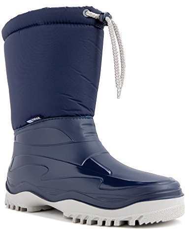 demar. Winterstiefel Schuhe gefüttert PICO, Blau, 39/40 EU