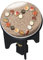 WENKO Waschbeckenstöpsel Pluggy® Heartbeach - Abfluss-Stopfen, für alle handelsüblichen Abflüsse, Kunststoff, 3.9 x 6.5 x 3.9 cm, Mehrfarbig