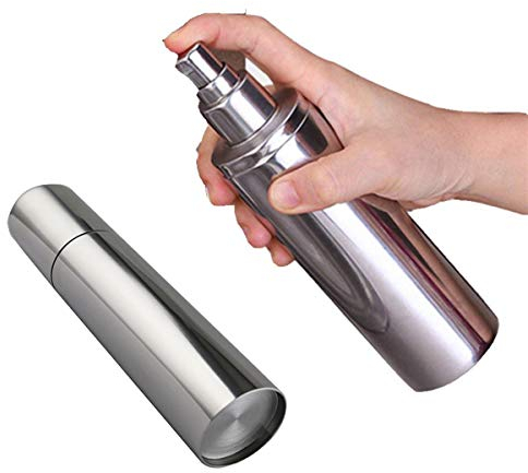 KBstore Essig Ölsprüher Pumpe Öl-Zerstäuber Essig-Zerstäuber Edelstahl Flaschen - Olivenöl Spray Spender Küche Werkzeug für BBQ/Salat/Brot Backen/Grill - 250 ml #2