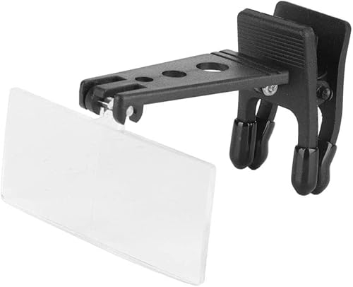 Occhiali Con Lente Di Ingrandimento, Ingrandimento 1,5x 2,5x 3,5x Custodia in Plastica Occhiali Con Lente Di Ingrandimento per Chi Porta Occhiali per Ricamo, Riparazione Di Orologi