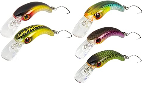 5 FTM Forellenköder Masu 1,2g 2,9cm - Wobbler zum Spinnangeln, Miniwobbler zum Forellenangeln, Forellenköder zum Spinnfischen