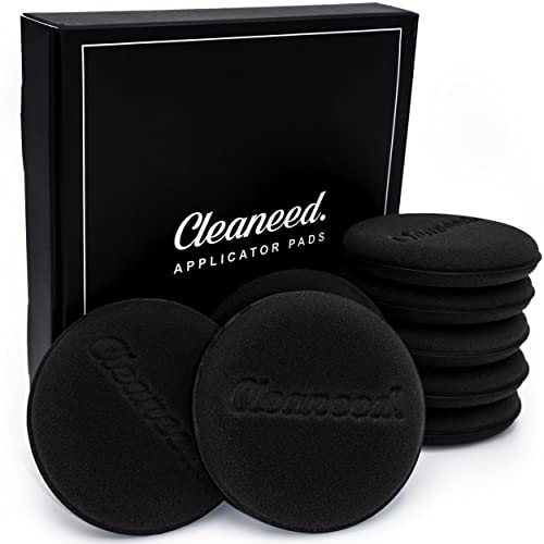 Cleaneed Premium Applikator Pads [8 STÜCK] – Extra weich und Oberflächenschonend– Universal Einsatzbar, Ideal zur Auto Politur und Wachs, Lederpflege, Innenraum Schwamm, Polierpad, Applikationsschwamm